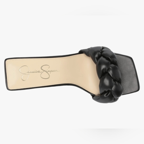 New Jessica simpson Sassia woven strap heeled sandals sz 5m - Picture 2 of 9